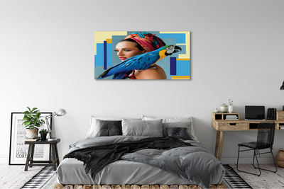 Quadro em tela Arara no ombro