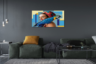 Quadro em tela Arara no ombro