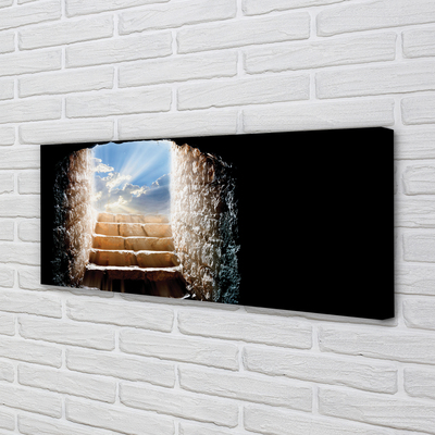 Quadro em tela Escadas de sol