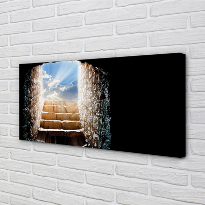 Quadro em tela Escadas de sol