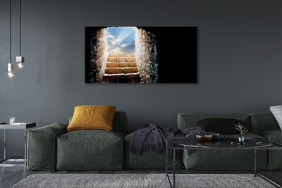 Quadro em tela Escadas de sol