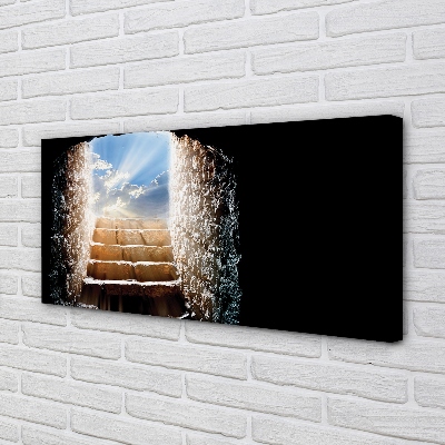 Quadro em tela Escadas de sol