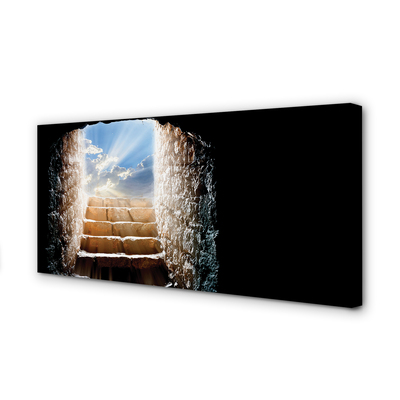 Quadro em tela Escadas de sol