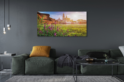 Pintura em tela Alemanha Sunrise River