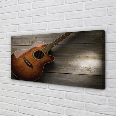 Quadro em tela Guitarra
