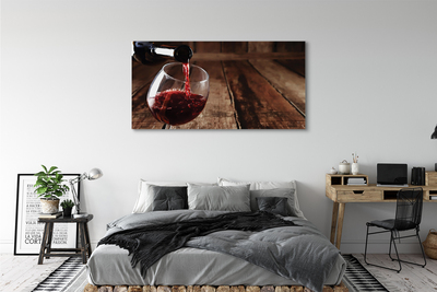 Pintura em tela Tábuas de taças de vinho