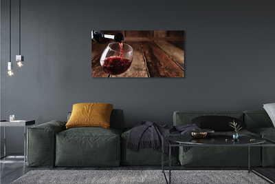 Pintura em tela Tábuas de taças de vinho