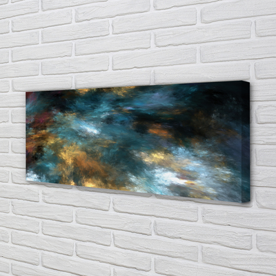 Pintura em tela Gosma colorida