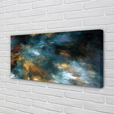 Pintura em tela Gosma colorida