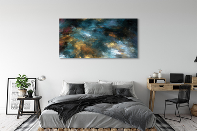 Pintura em tela Gosma colorida