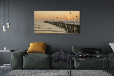 Pintura em tela Cais do Mar de Gdańsk