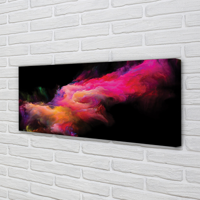 Quadro em tela Fractais rosa