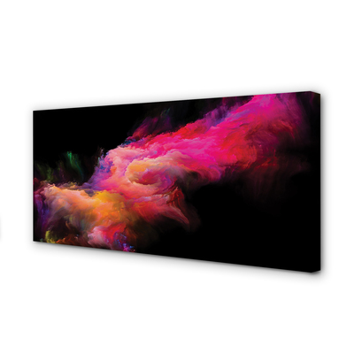 Quadro em tela Fractais rosa