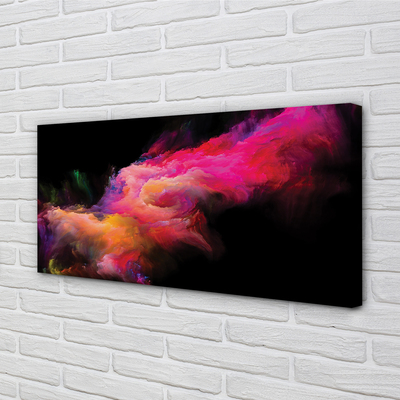 Quadro em tela Fractais rosa