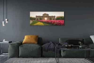 Pintura em tela Espanha Alcalá Portas Madrid