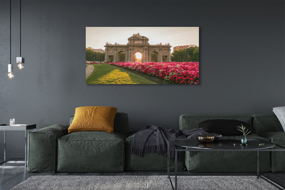 Pintura em tela Espanha Alcalá Portas Madrid