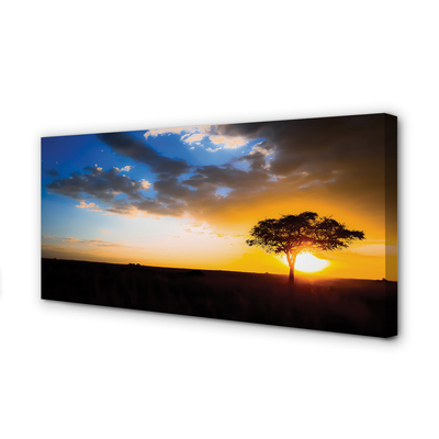 Pintura em tela Árvore de nuvens