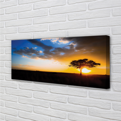 Pintura em tela Árvore de nuvens