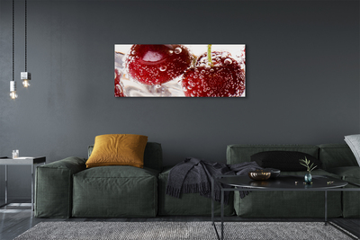 Quadro em tela Cerejas molhadas