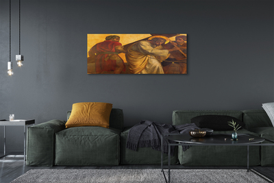 Pintura em tela Jesus cruzou as pessoas