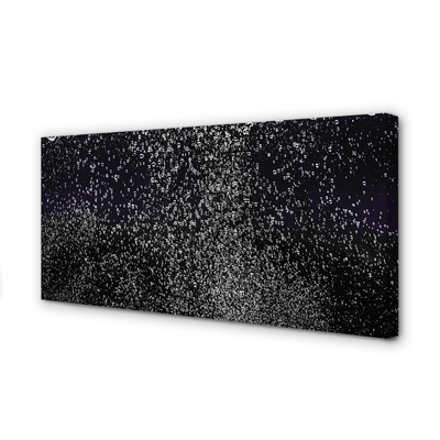 Pintura em tela Gotas de bolhas de água