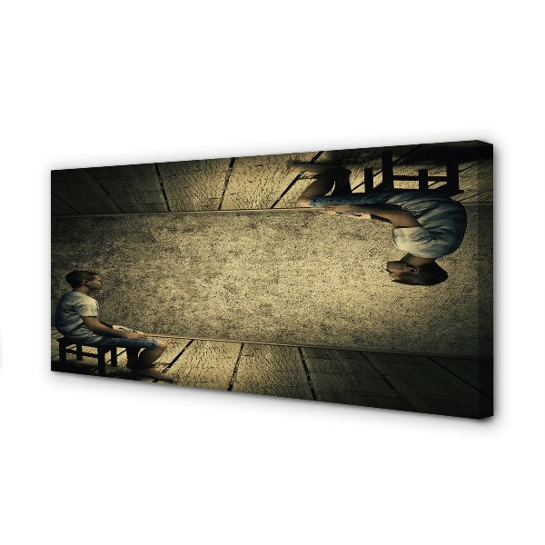 Quadro em tela Imagem espelhada