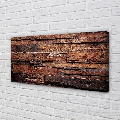 Pintura em tela Estrutura de grãos de madeira