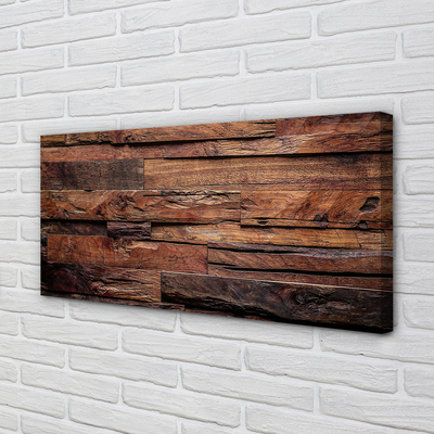 Pintura em tela Estrutura de grãos de madeira
