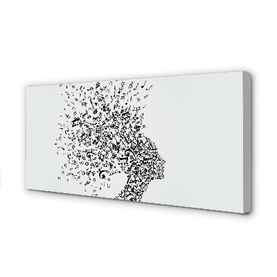 Quadro em tela Cabeçalho da nota