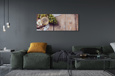 Quadro em tela Um copo de nozes e uvas