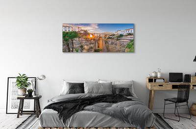 Pintura em tela Pôr do sol na Ponte da Espanha