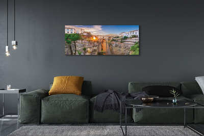 Pintura em tela Pôr do sol na Ponte da Espanha