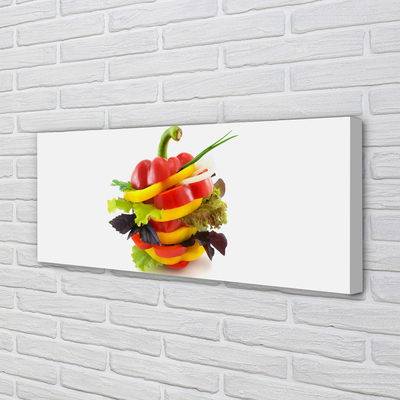 Quadro em tela Alface-pimenta