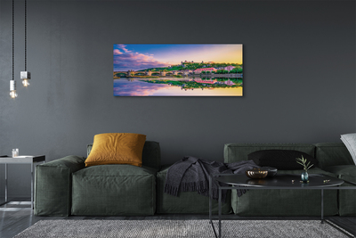 Quadro em tela Alemanha Sunset River