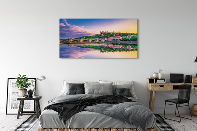 Quadro em tela Alemanha Sunset River