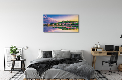 Quadro em tela Alemanha Sunset River
