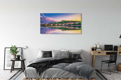 Quadro em tela Alemanha Sunset River