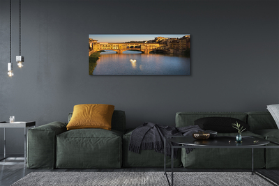 Quadro em tela Pontes do nascer do sol na Itália