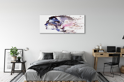 Quadro em tela Imagem do rosto de um homem