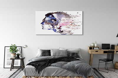 Quadro em tela Imagem do rosto de um homem