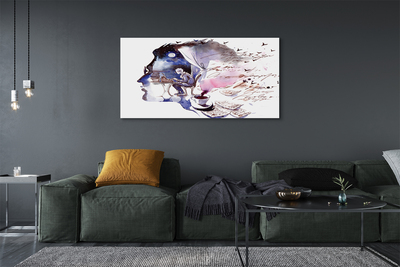 Quadro em tela Imagem do rosto de um homem