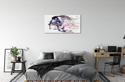 Quadro em tela Imagem do rosto de um homem