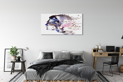 Quadro em tela Imagem do rosto de um homem