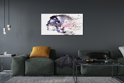 Quadro em tela Imagem do rosto de um homem