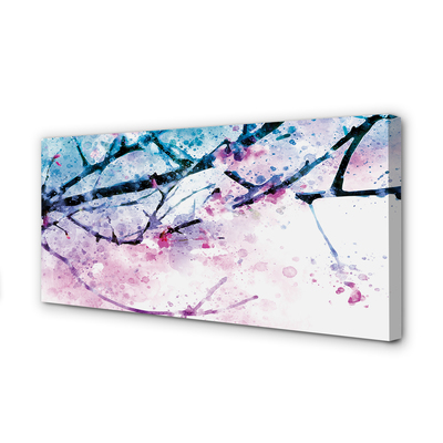 Pintura em tela Céu de gravetos de árvore