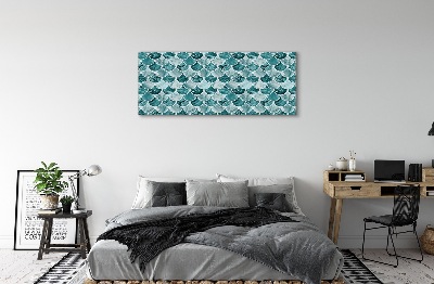 Pintura em tela Padrão de escamas de peixe