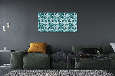 Pintura em tela Padrão de escamas de peixe