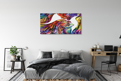 Quadro em tela Pintura facial colorida