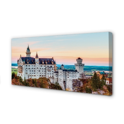Pintura em tela Castelo da Alemanha Outono Munique