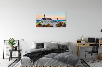 Pintura em tela Castelo da Alemanha Outono Munique